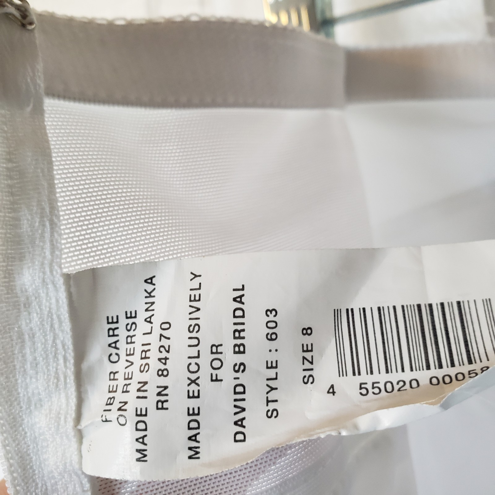 David's Bridal Nylon Layered Crinoline Petticoat Formal Wedding Size 8 Style 603