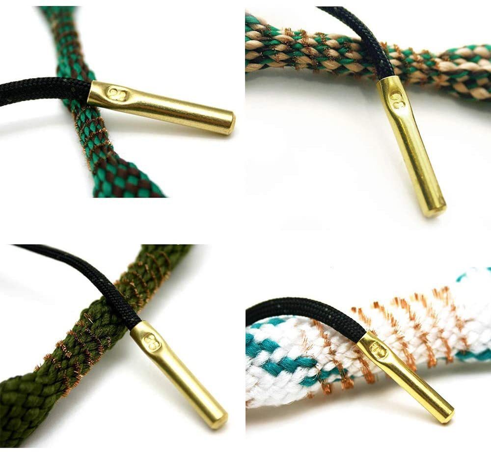 Bore Rope Gun Snake Barrel Cleaners .22 thru .45 & 12 20 Ga Rifle Shotgun Pistol