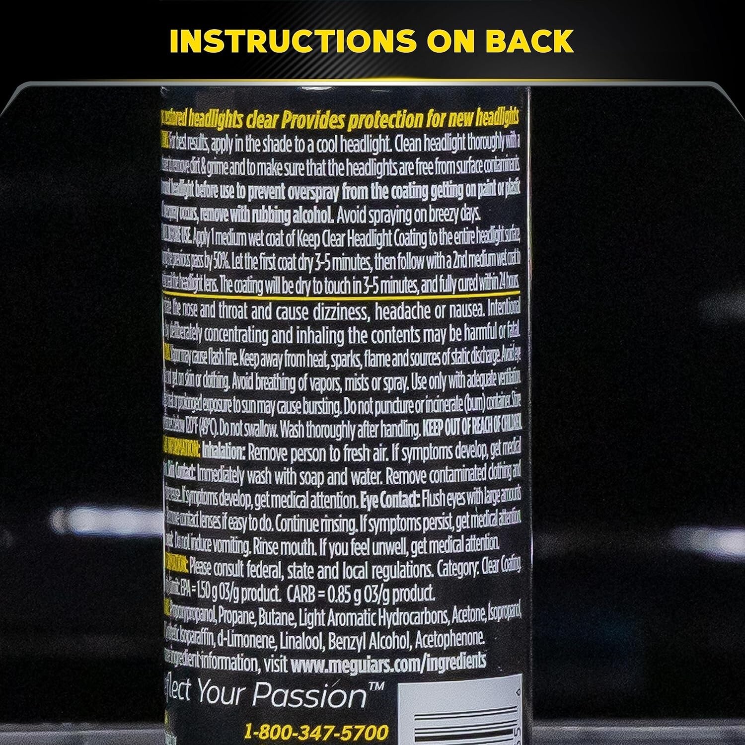 Meguiar's Keep Clear Headlight Coating - Durable, Long-Lasting Protection Preven