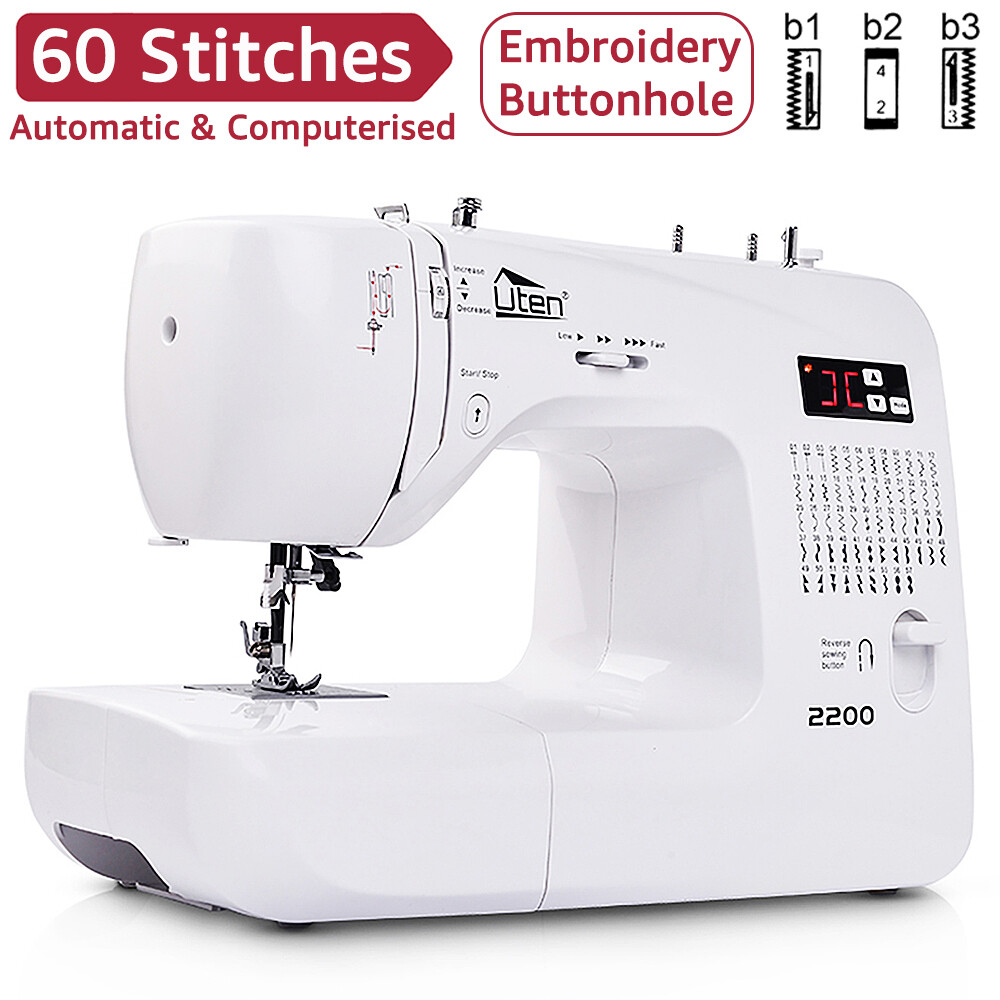 2200 Sewing Machines Embroidery Machine with 60 Built-in Stitches Portable