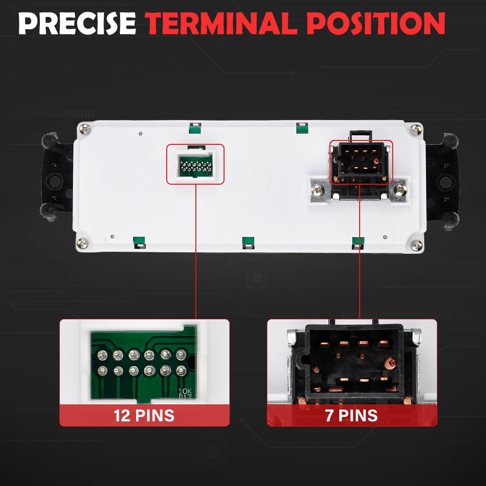 A/C Heater Climate Control Switch For 1999-2002 Chevy Silverado GMC Sierra 1500
