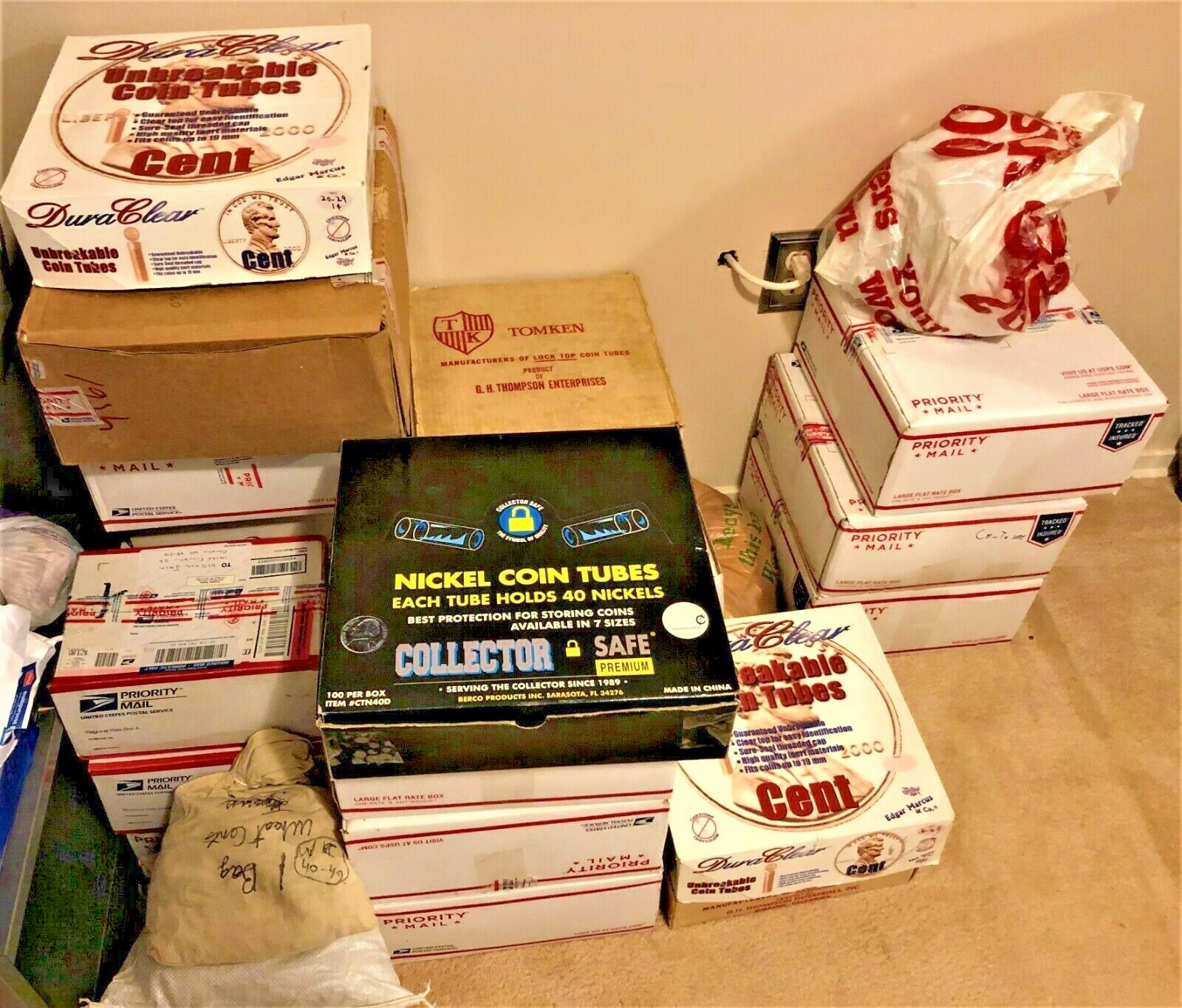 BIG GRAB BAG WITH OVER 80 COIN, SILVER, MINT, PROOF COINS, PR69 NGC/PCGS #NB5