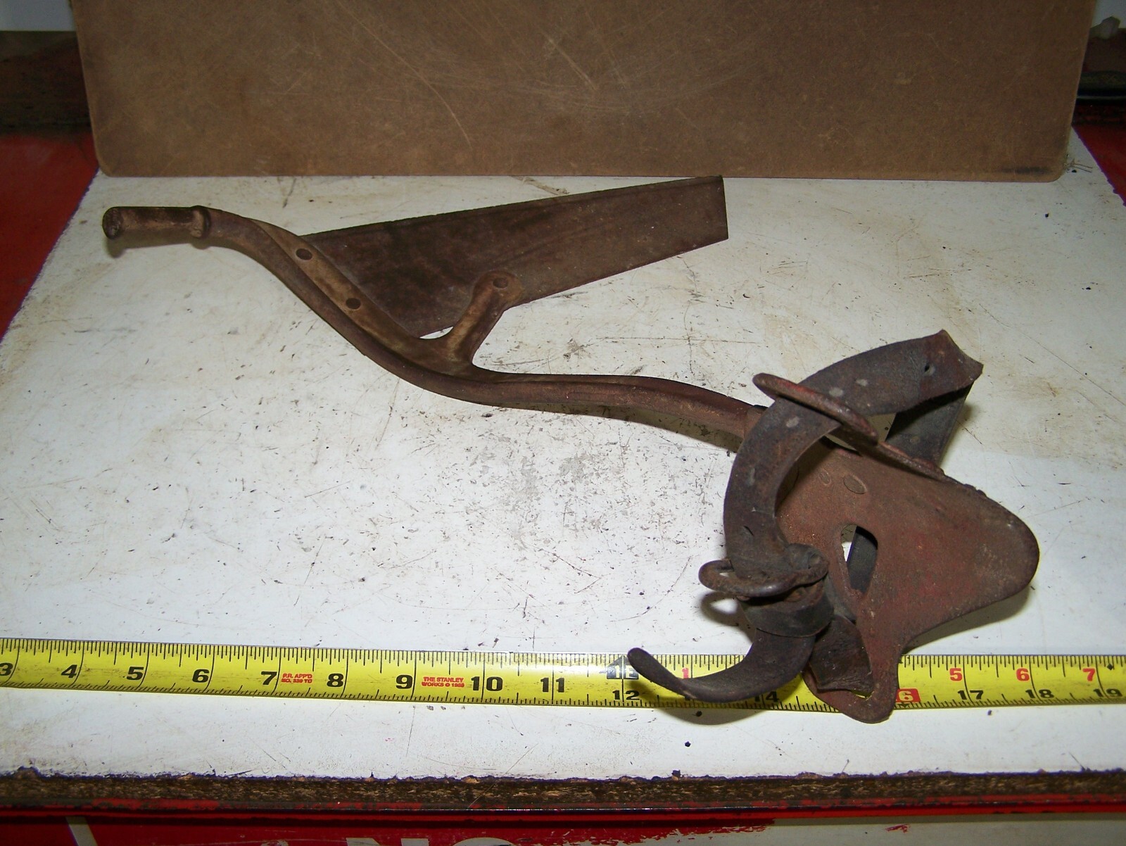 IZ MERRIAM Leg Type CORN CUTTER Cane Sorghum Primitive 1872 Whitewater WI WOW!