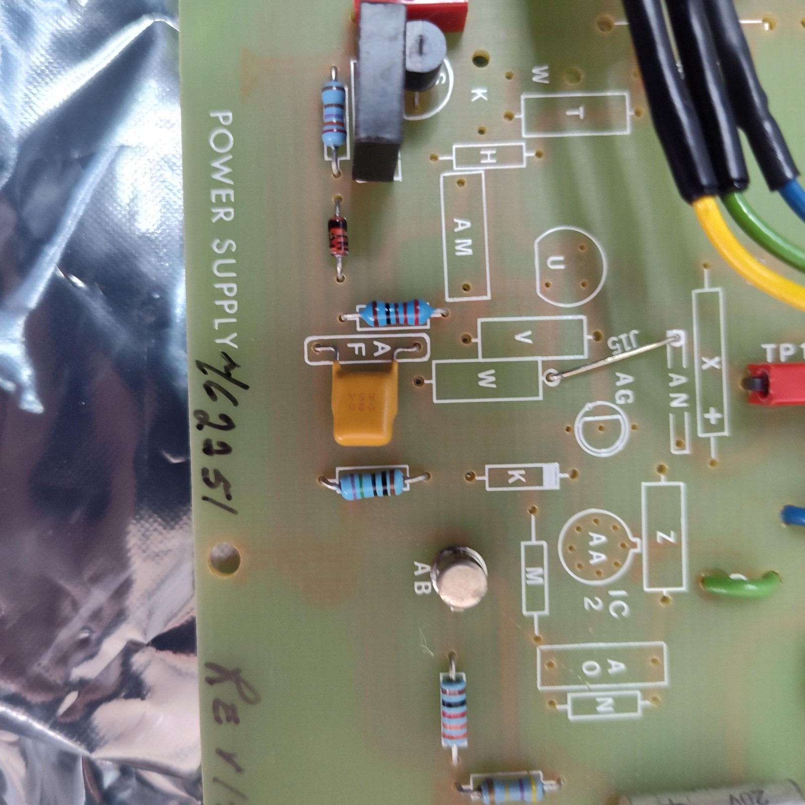 MSA Mine Safety Appliances 462249 Power Supply Circuit Board FR-4 PCB Assembly