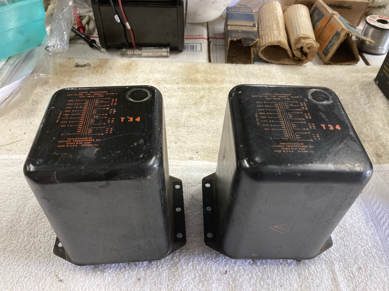 Pair of Chicago Power Transformers for Triode Amps
