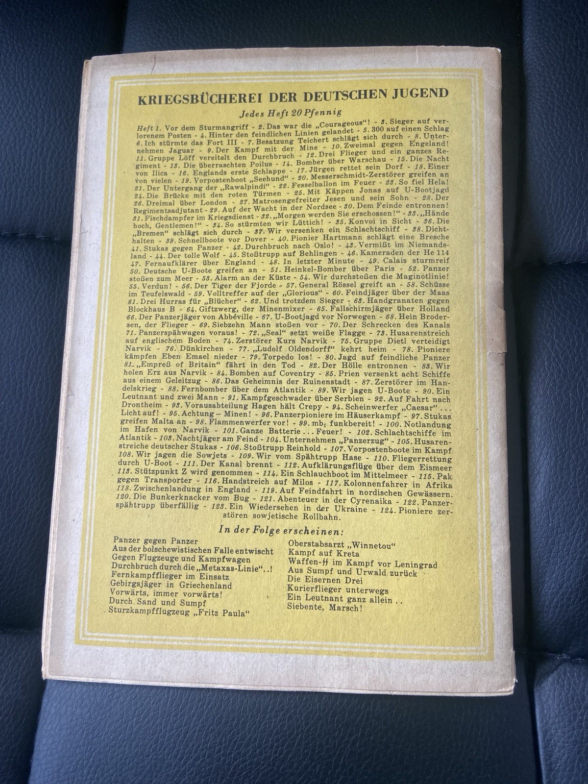 WW2 “ Kriegsbucherei Der Deutschmark Jugend” #124