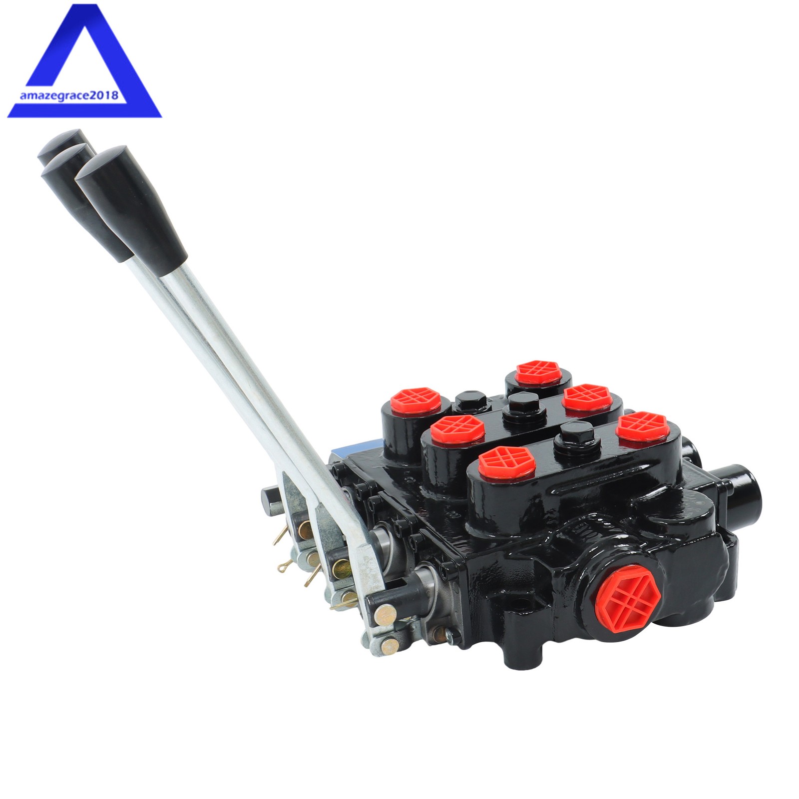 3 Spool 25 GPM RD532CCCAAA5A4B1 Double Acting Hydraulic Valve In/Out 3/4" NPT