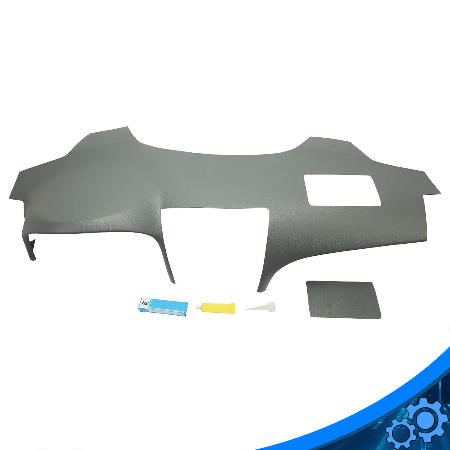 Dashboard Pad Dash Cover Cap Gray ABS For Toyota Camry 2007-2011