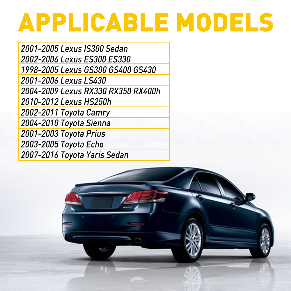 2X LED License Plate Light Rear Lamps Tag 6000K For 2007-2012 Toyota Yaris Sedan