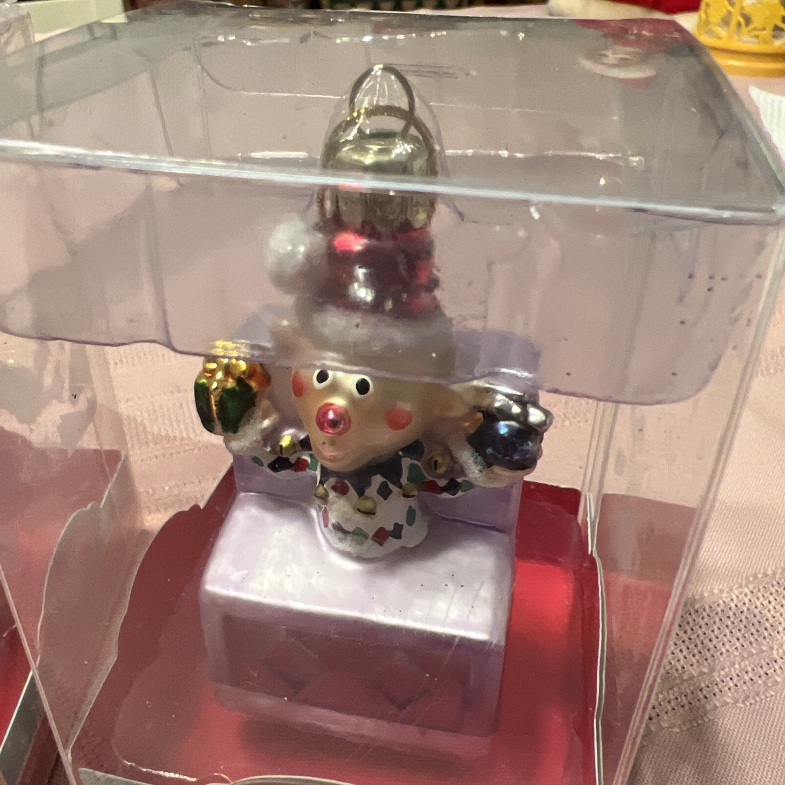 4 Kurt Adler Rudolph The Red Nose Reindeer Misfit Toys Glass Ornaments