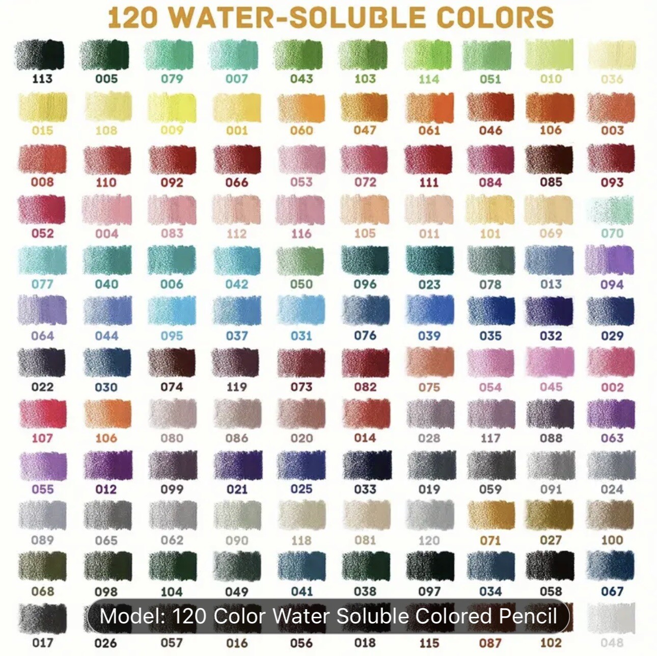 120 Brutfuner watercolor pencils NEW Shipping Included