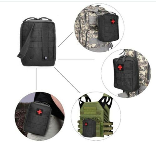 Tactical First Aid Kit Medical Molle Rip Away EMT IFAK Survival Pouch Empty Bag
