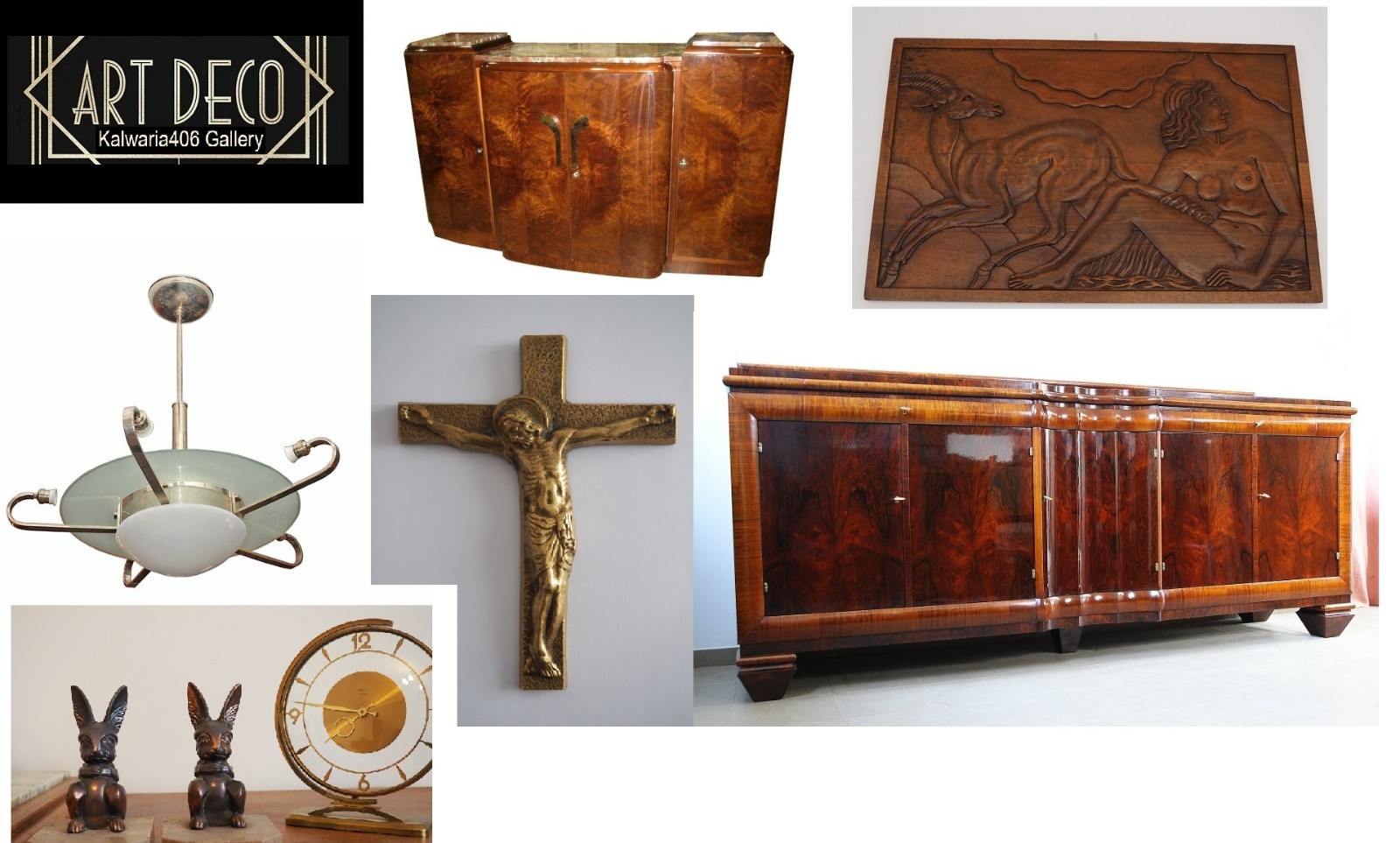 Cubism. Antique French Art Deco Bakelite Writing Set, C .1920