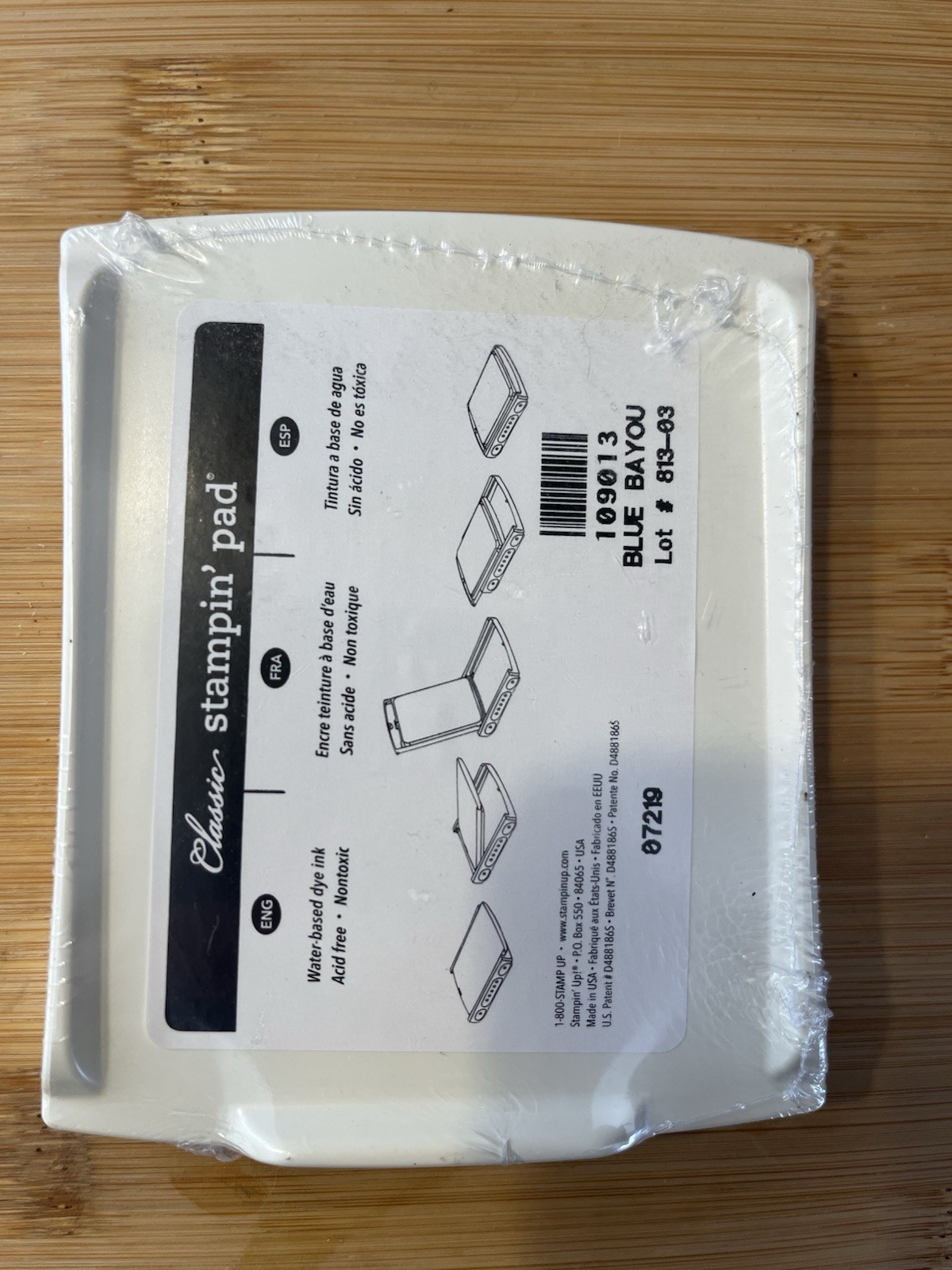 Stampin’ Up! Purely Blue Bayou Classic Stampin’ Pad Water-Based Dye Ink New