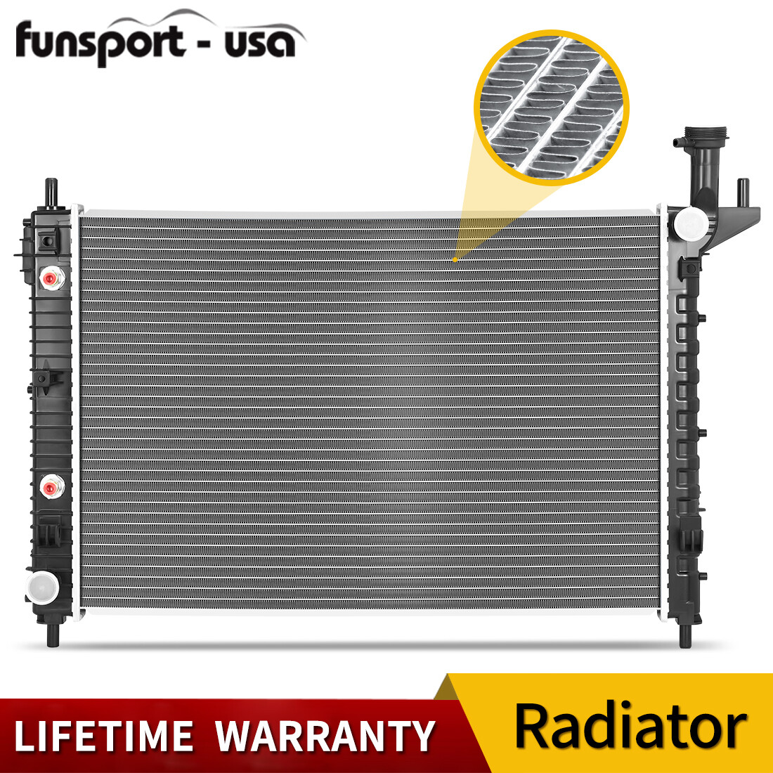13007 Radiator for 2007-2016 Chevy Traverse GMC Acadia Saturn Outlook V6 3.6L