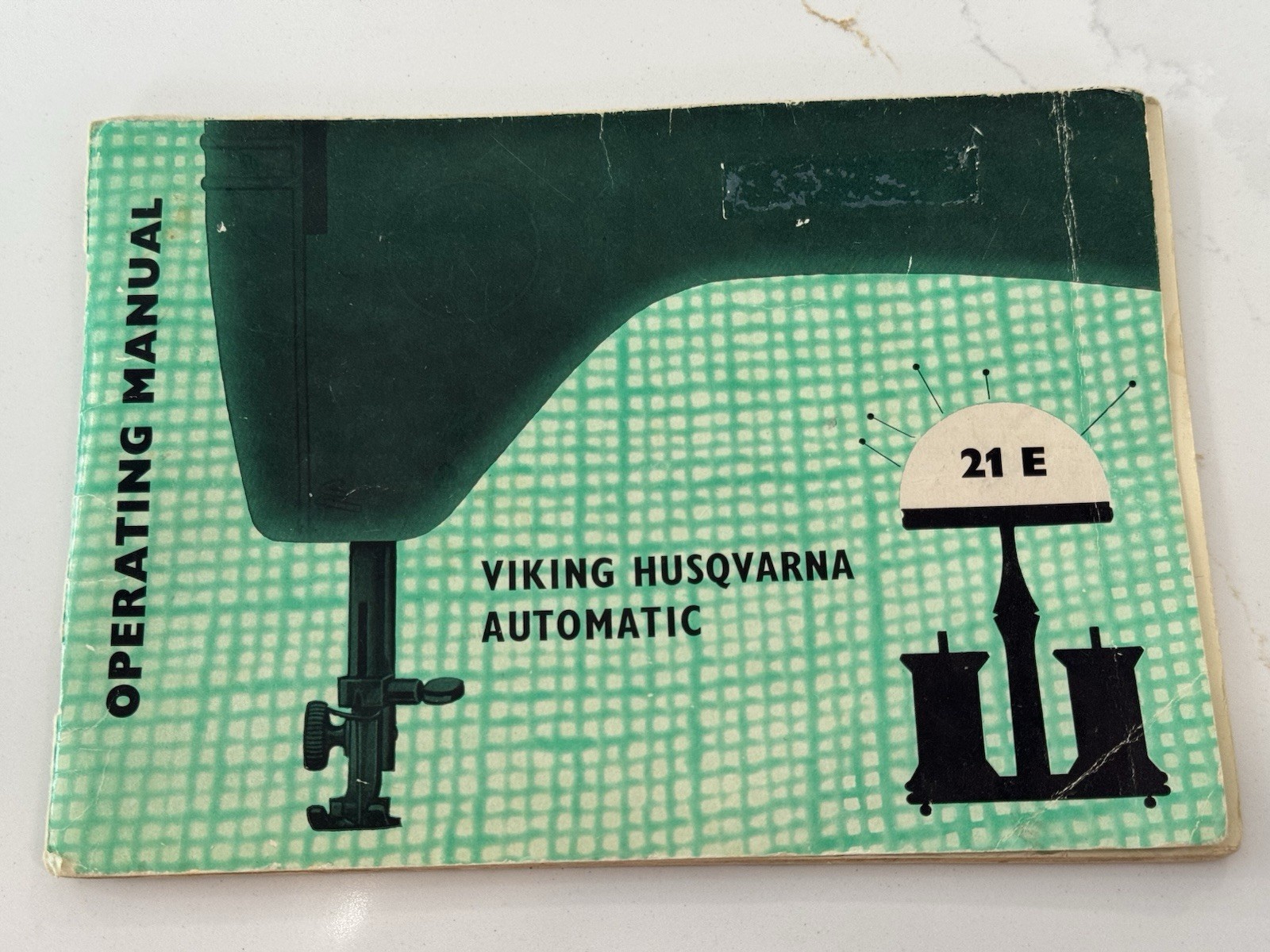 Original Viking Husqvarna 21E Sewing Machine Instructions, VGC