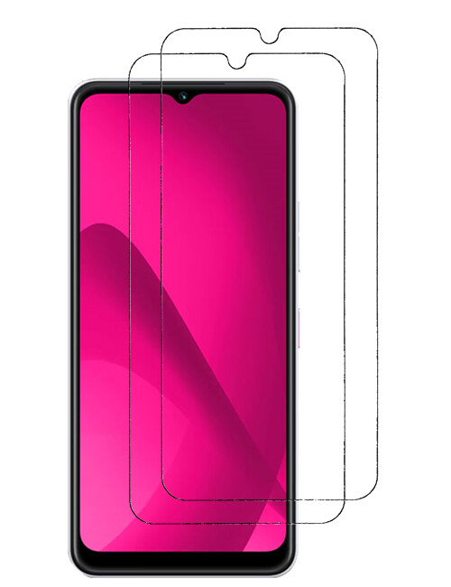 2-Pack Premium Tempered Glass Screen Protector For T-MOBILE REVVL 7 / 7 PRO 5G