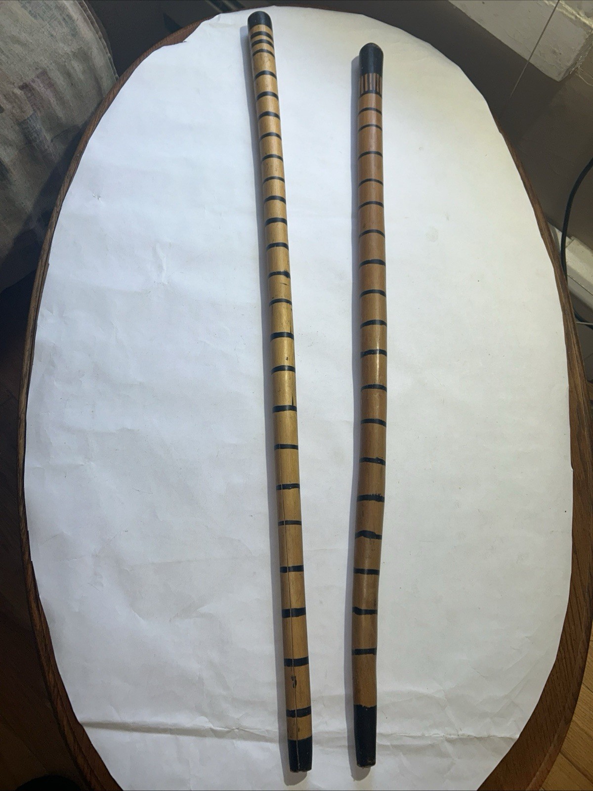 Vtg Rattan Fighting Sticks, Martial Arts, Karate, Cane