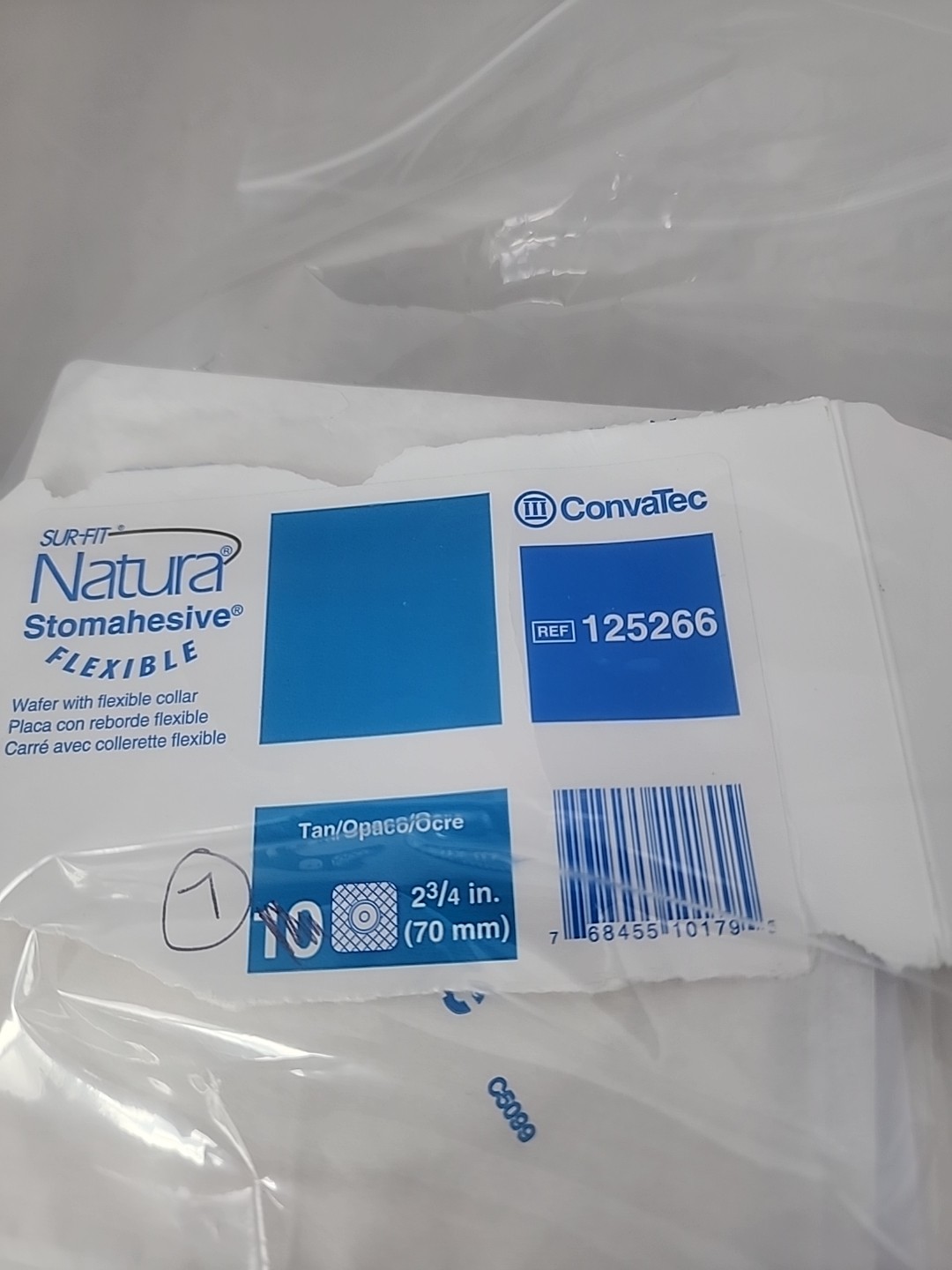 7 Each Convatec 125266 Natura Sur-fit 2 3/4” FREE SHIPPING