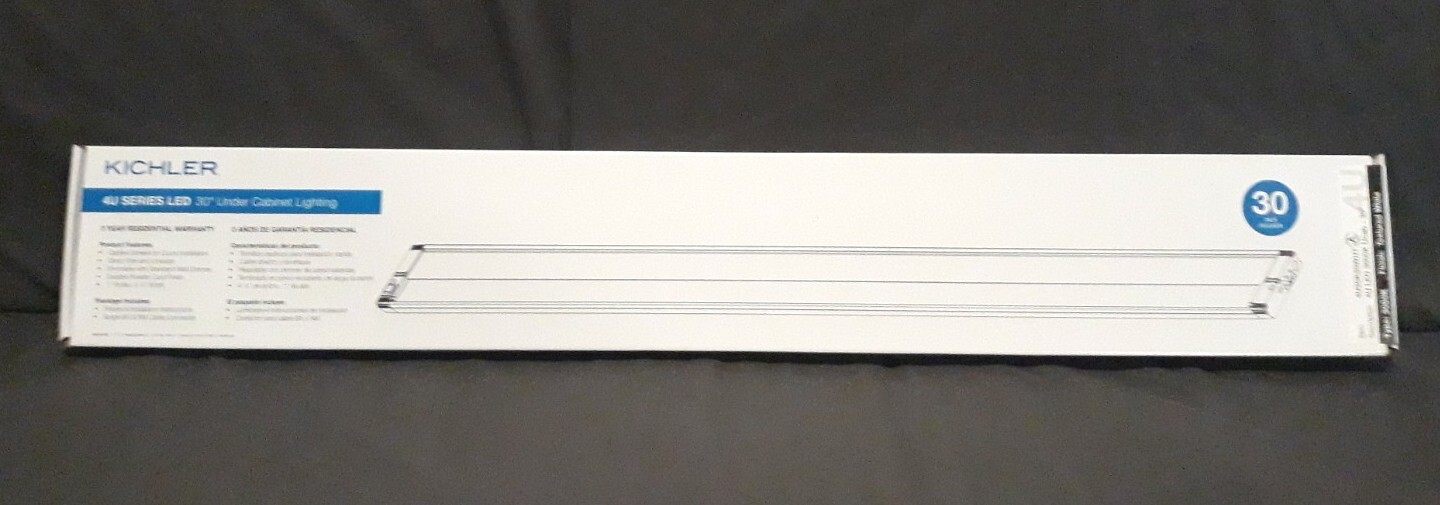 Kichler 4U Series LED 30" Under Cabinet Lighting 4U30K30WHT Indoor 3000K