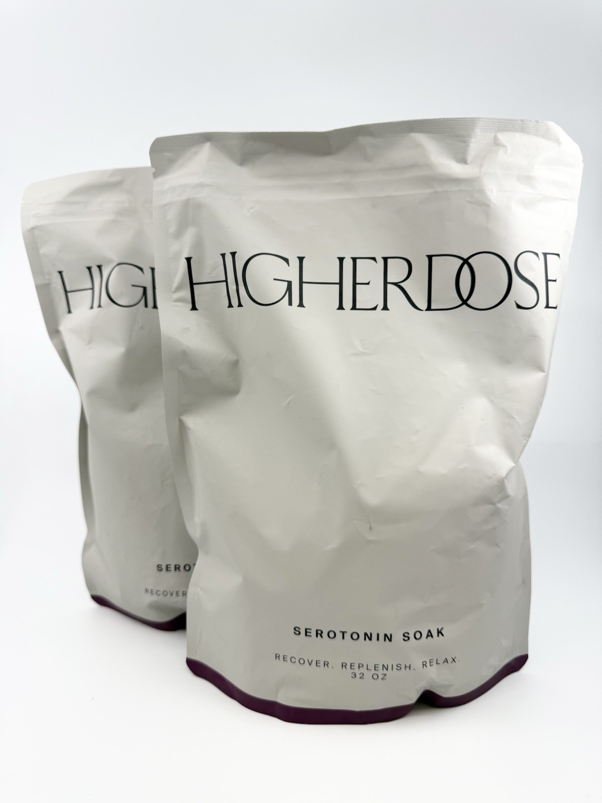 2 PACK! Higher Dose SEROTONIN SOAK 32 oz Recover Replenish Relax Best by 07/27