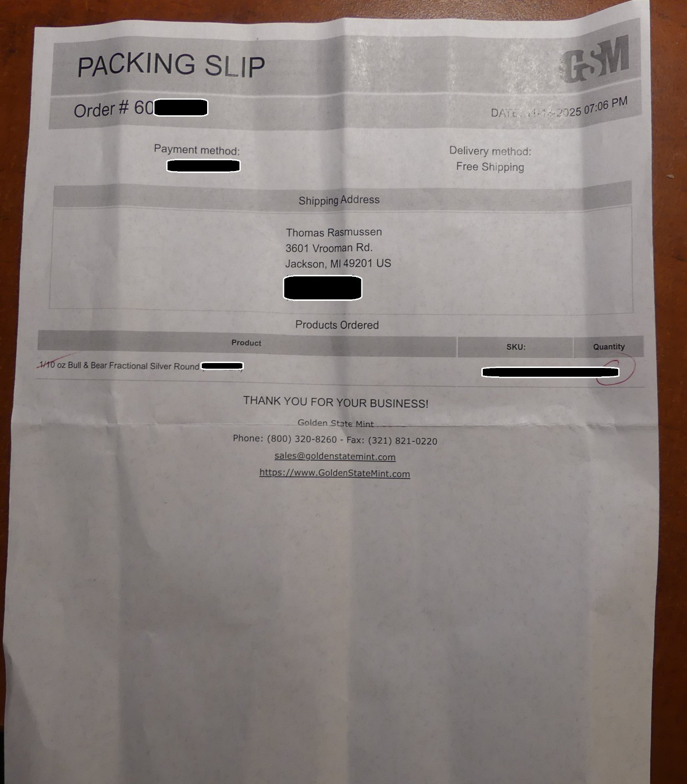 1/10 Oz Silver Bull / Bear Round - Mint Authentic (See Receipt) -Multi Discount!