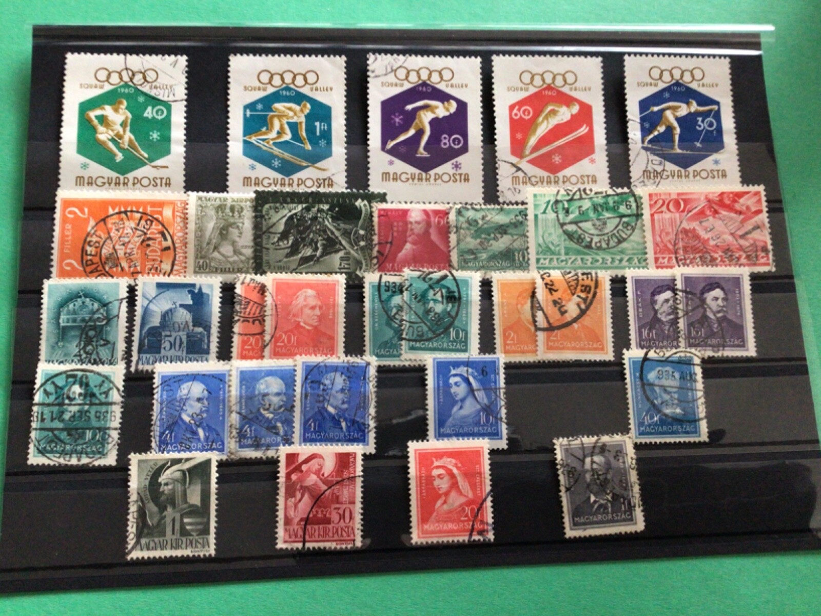 Hungary used stamps  with sports stamps  A15443