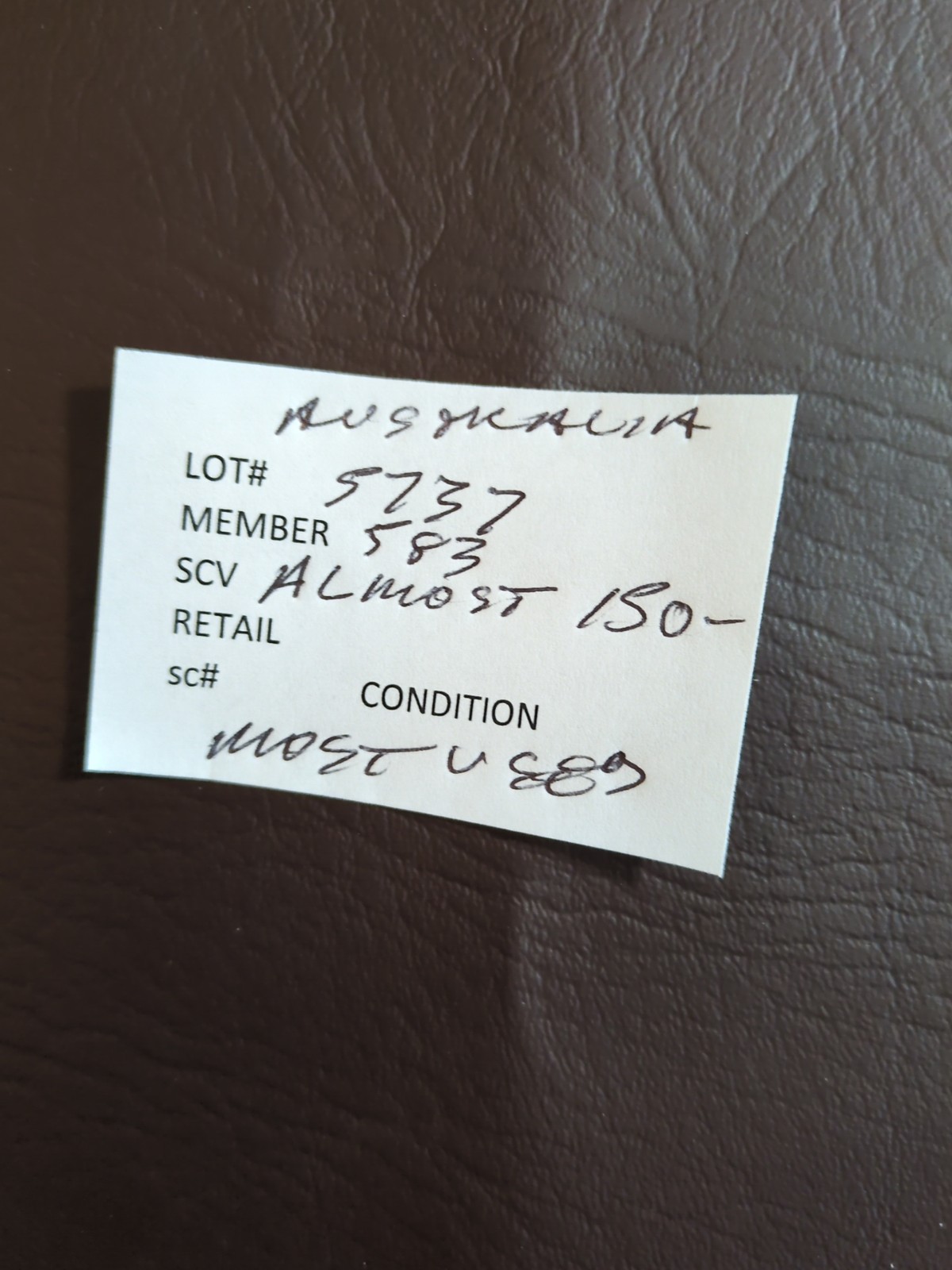 APC W5737 Australia used $150 scv on circuit sheets all identified