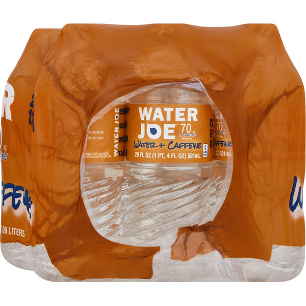 Water Joe Caffeinated Water 12 Pack - 70mg Caffeine 20oz