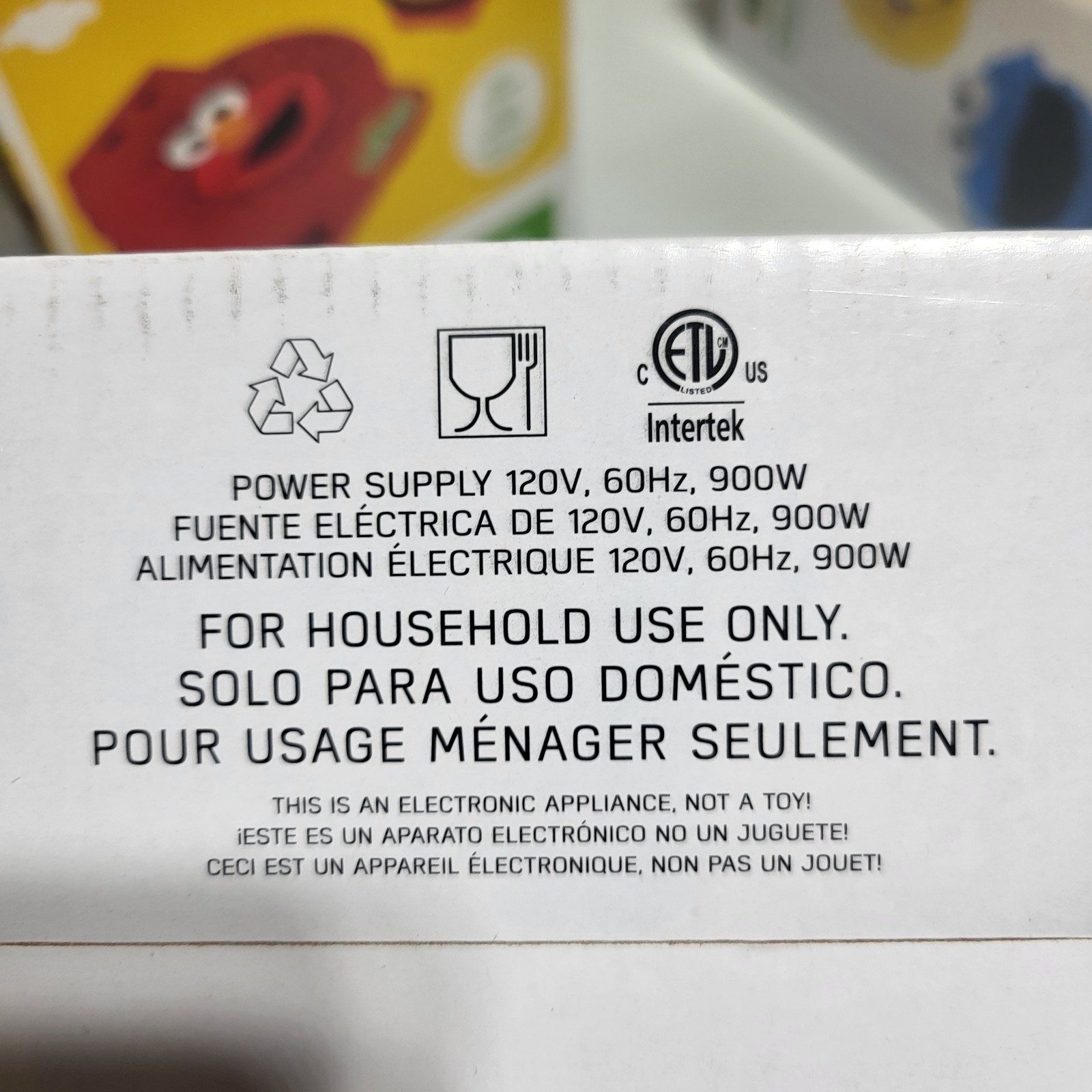 Sesame Street Elmo Waffle Maker Easy Cleanup Cook Light Indicator Stylish Design