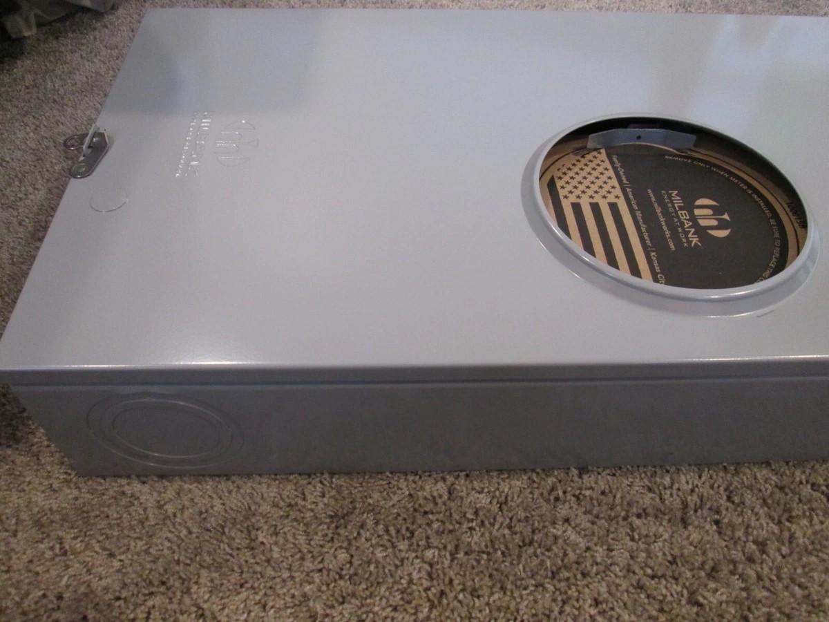 MILBANK meter can 320 amp - Single Phase - 4T BYPS (U5161-X-K3L-K2L-BLG-AEPU)