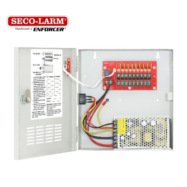 Seco-Larm - SLM-PC-U0910-PULQ - Switching CCTV Power Supply - 9 Outputs - 10 Amp