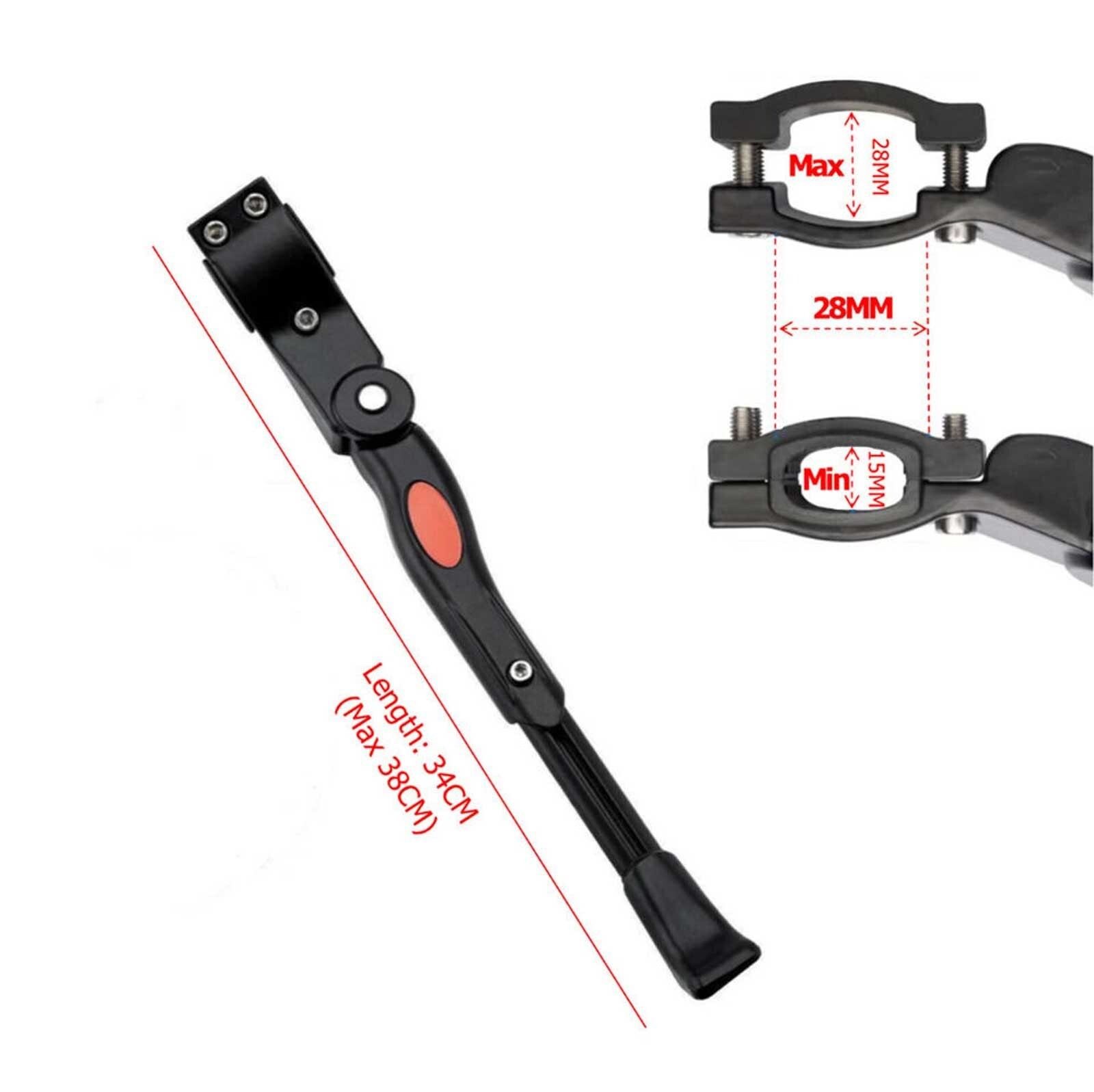 Bike KICK STAND Bicycle UNIVERSAL Mountain MTB Road Adjustable Side 24"-27"