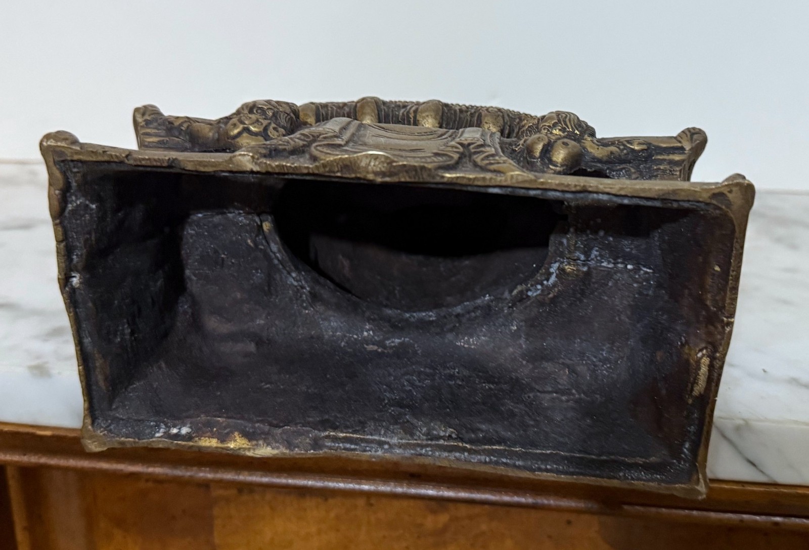 BEAUTIFUL VINTAGE TIBET BRONZE STATUE OF A SEATED SHAKYAMUNI BUDDHA FIGURE