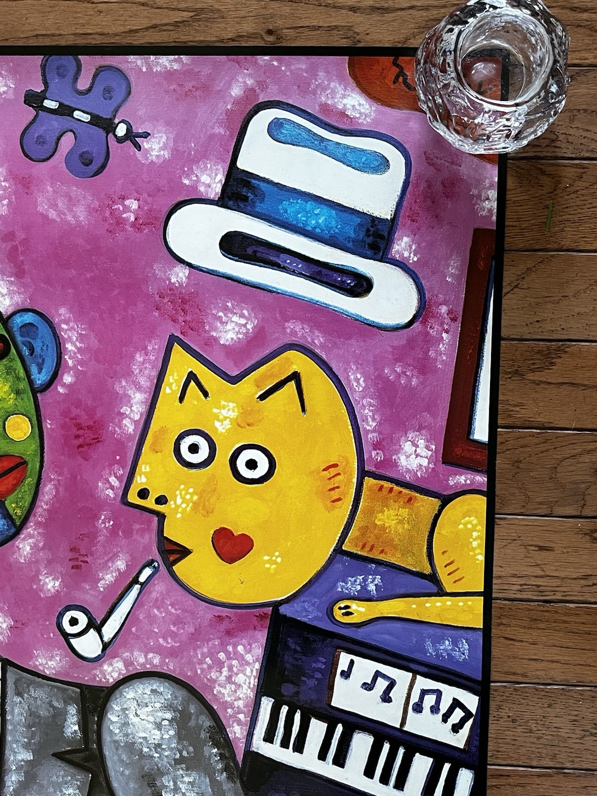 Vintage Original 1989 Chicago Blues Festival Poster Held In Grant Park