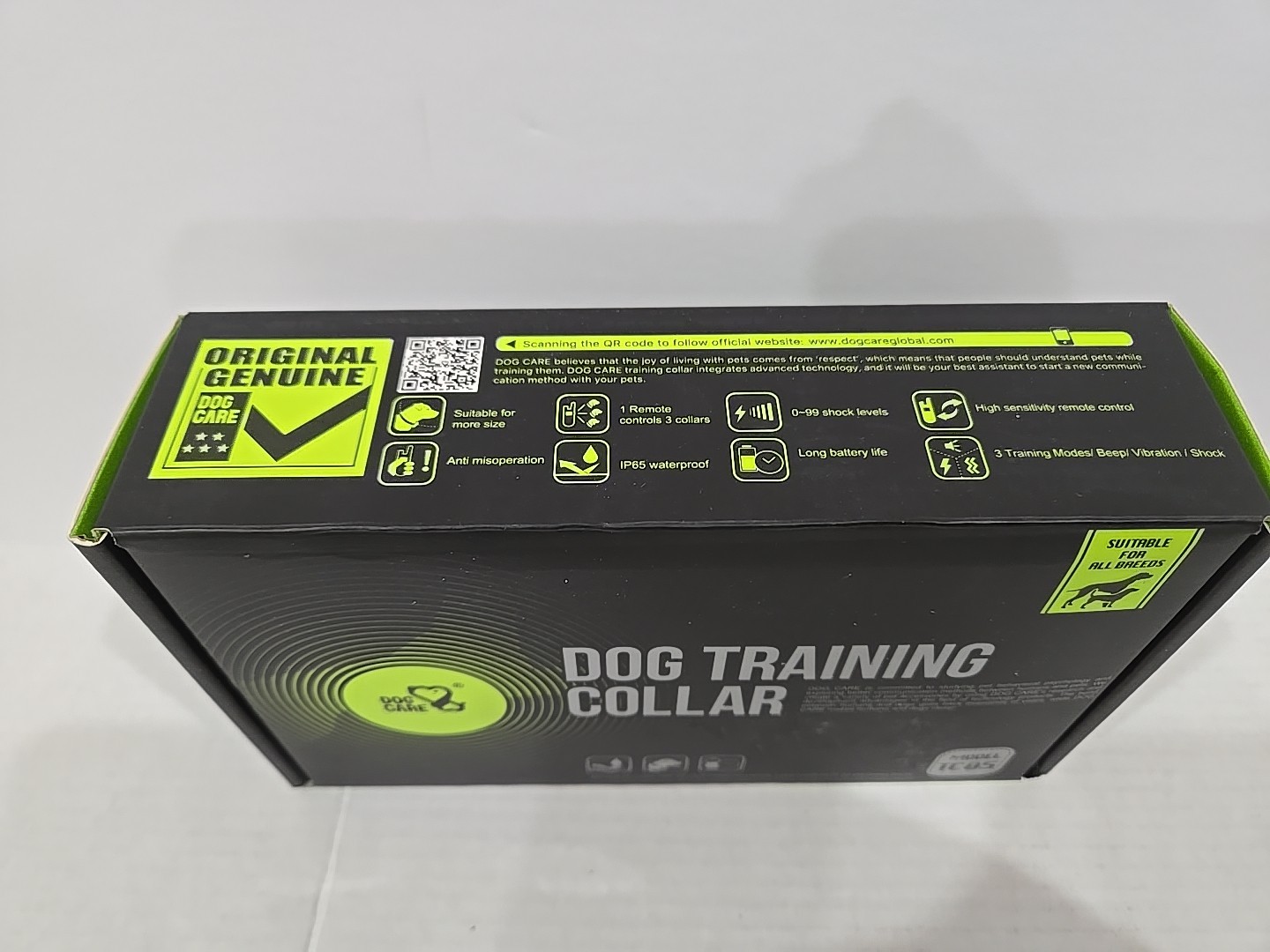 Dog Care Training Bark Collar w/ Remote Rechargeable TC05 NEW Dogcare