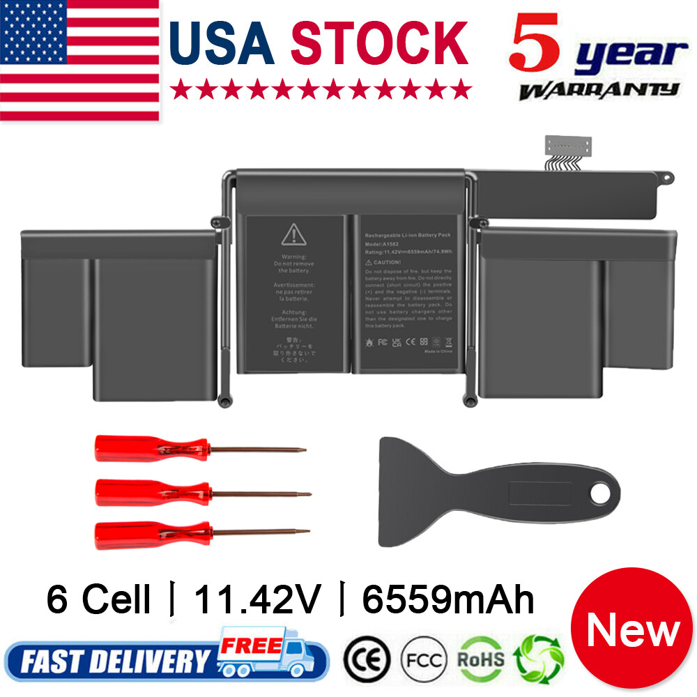 A1582 A1502 Battery for MacBook Pro 13 inch Retina Early 2015 Mid 2014 Late 2013
