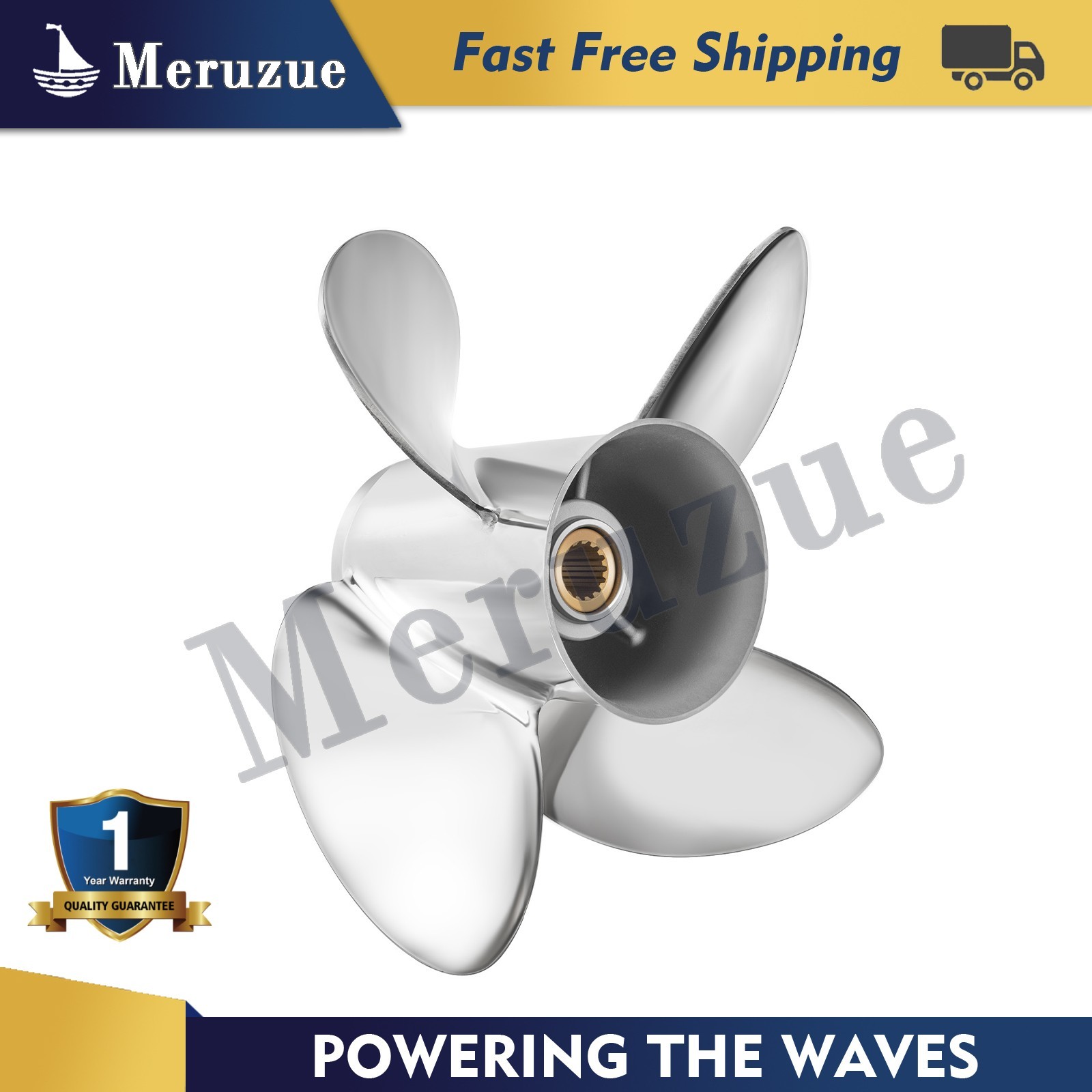 14 x 21 Stainless Propeller fit Mercury 135 150 175 200 225 250 300HP 15T RH