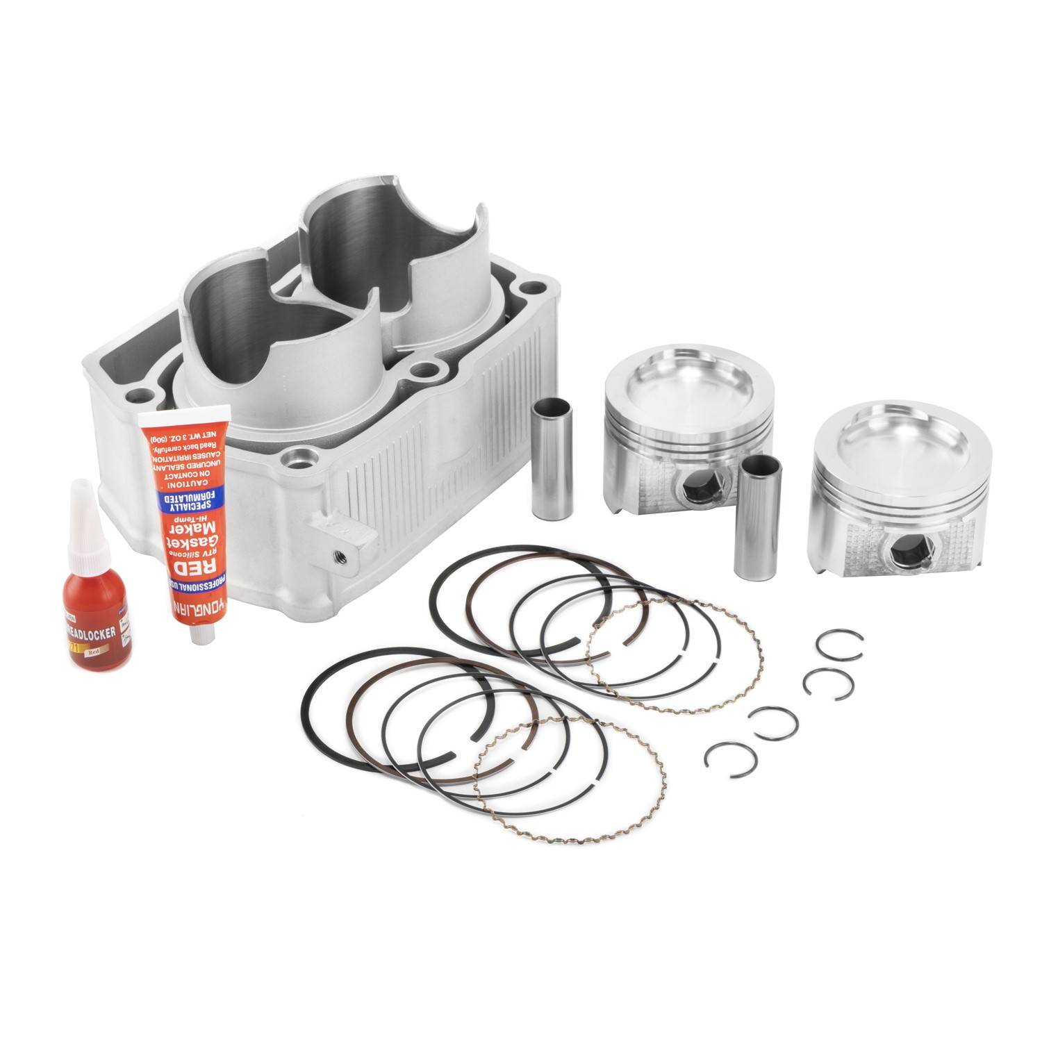 For Polaris Sportsman Ranger XP 700 Cylinder Pistons Gasket Top End Rebuild Kit