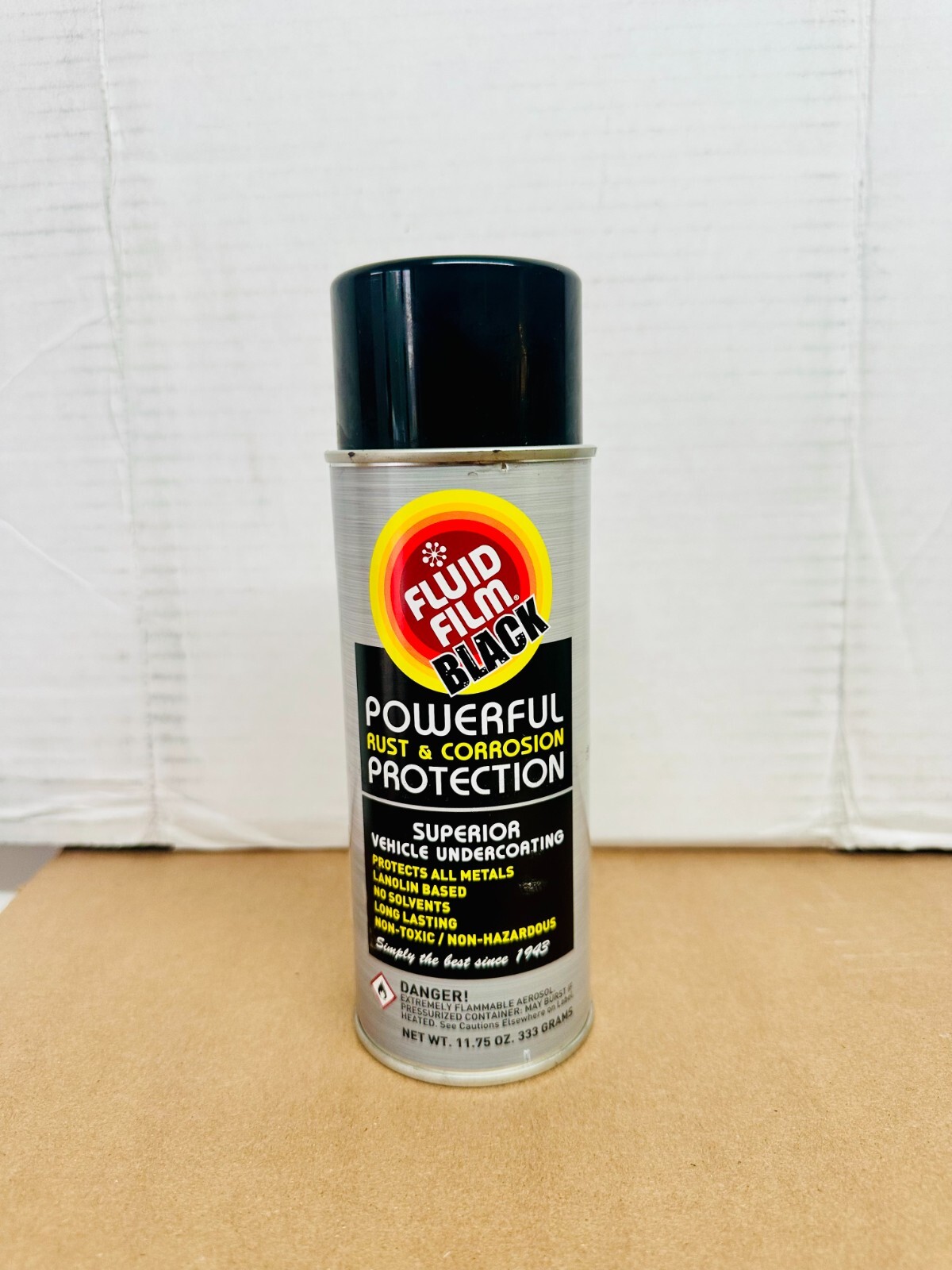 Fluid Film AS11B Black Undercoating Spray Rust Inhibitor Protection Black 6-Pack