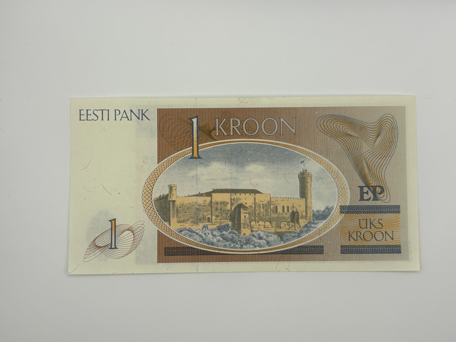 Estonia 1 Kroon 1992 Excellent Condition Crisp Banknote Circulated World Money