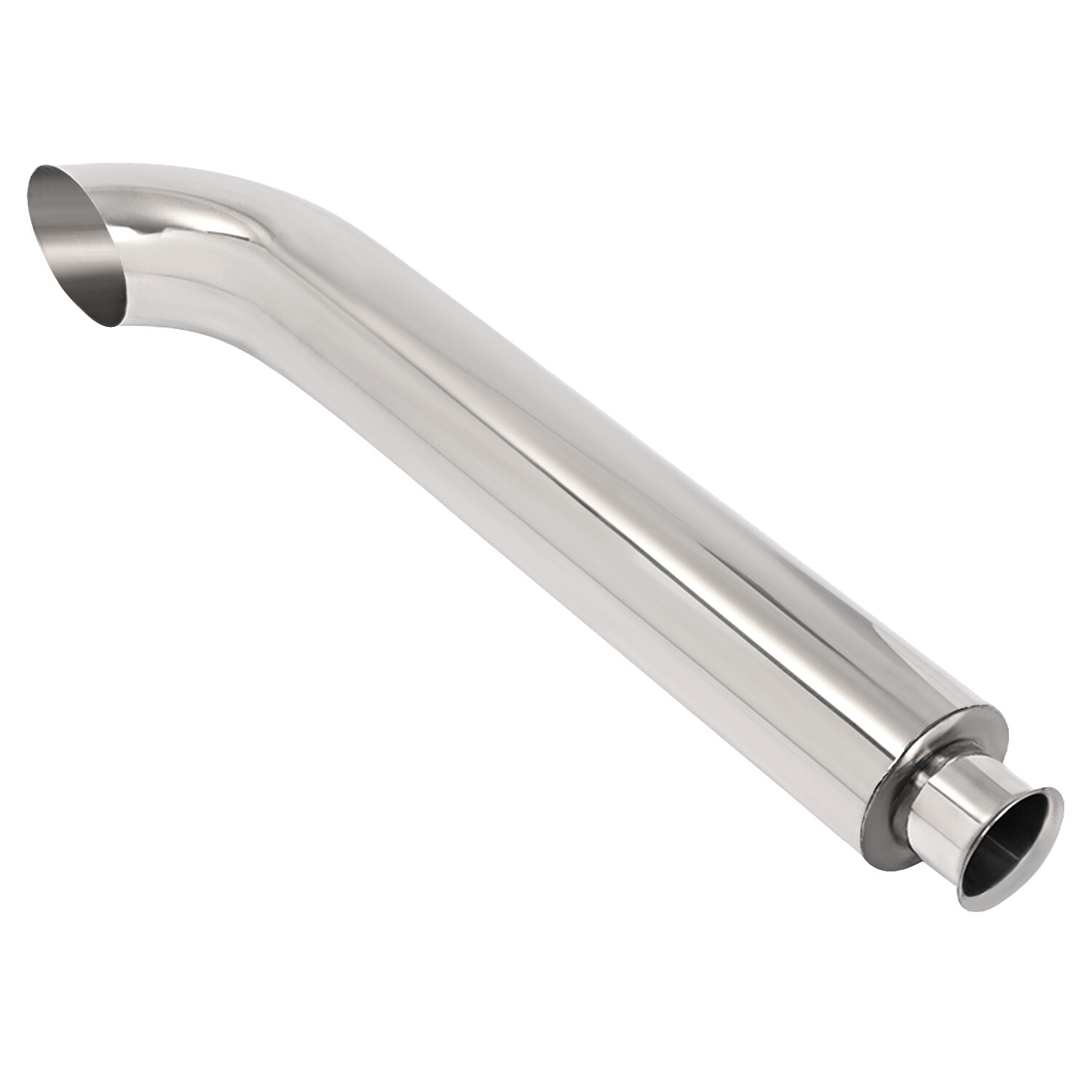 1 X Silvery Polishing Exhaust Pipe For John Deere 3010 3020 4010 4020 Tractor