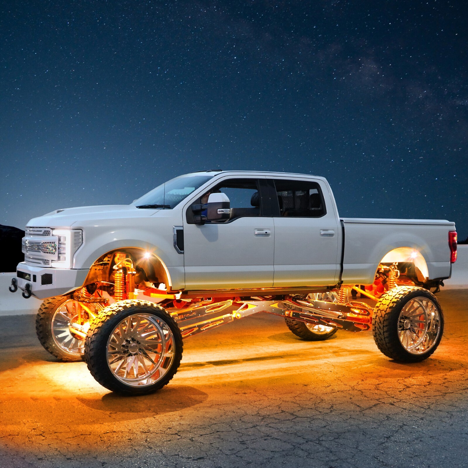 8Pods RGB LED Rock Lights Offroad Music Wireless Bluetooth Underglow Neon Lights