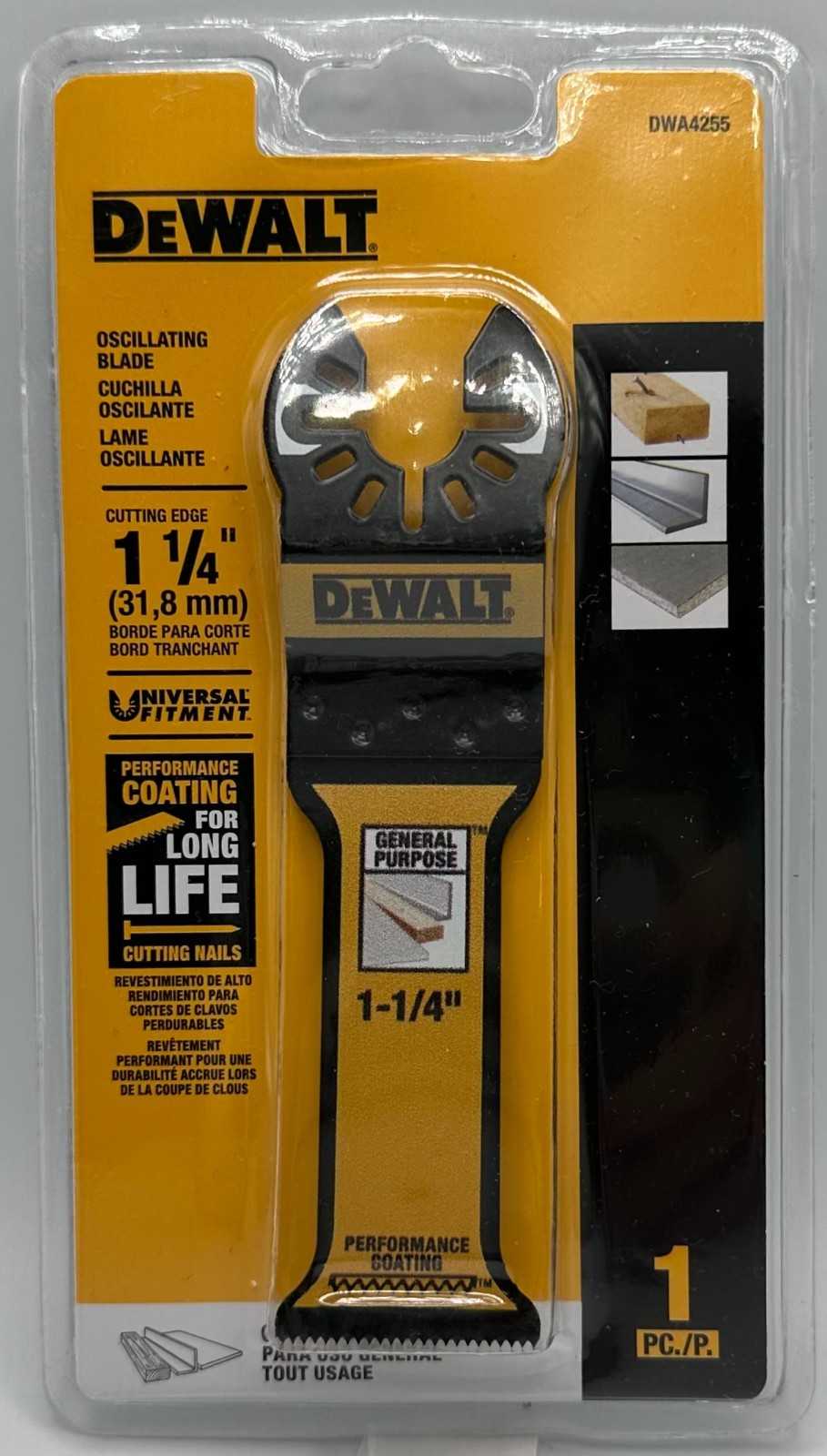 Dewalt DWA4255 Oscillating Blade 1-1/4" - New