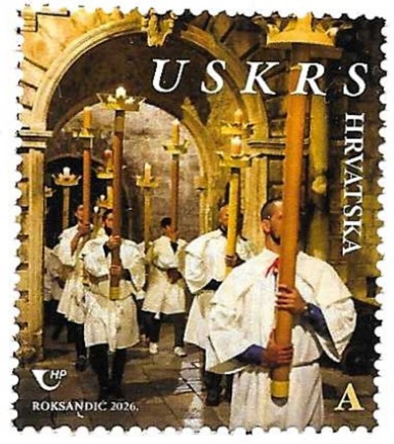HR 2026-04 EASTER, HRVATSKA CROATIA, 1v, MNH