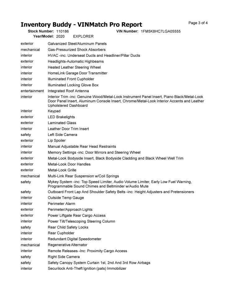 Camera/Projector Radar Unit Front Fits 20-23 EXPLORER 10307044