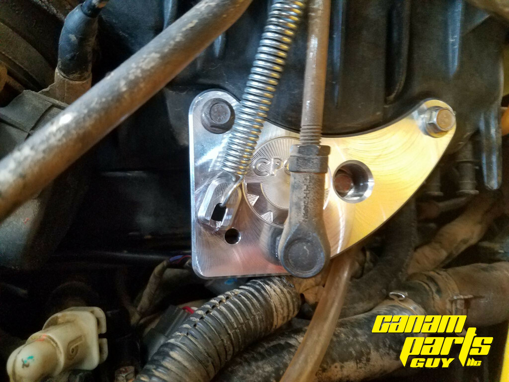 Can-Am Shift Bracket Upgrade Aluminum Plate Outlander Renegade G2 Made In USA