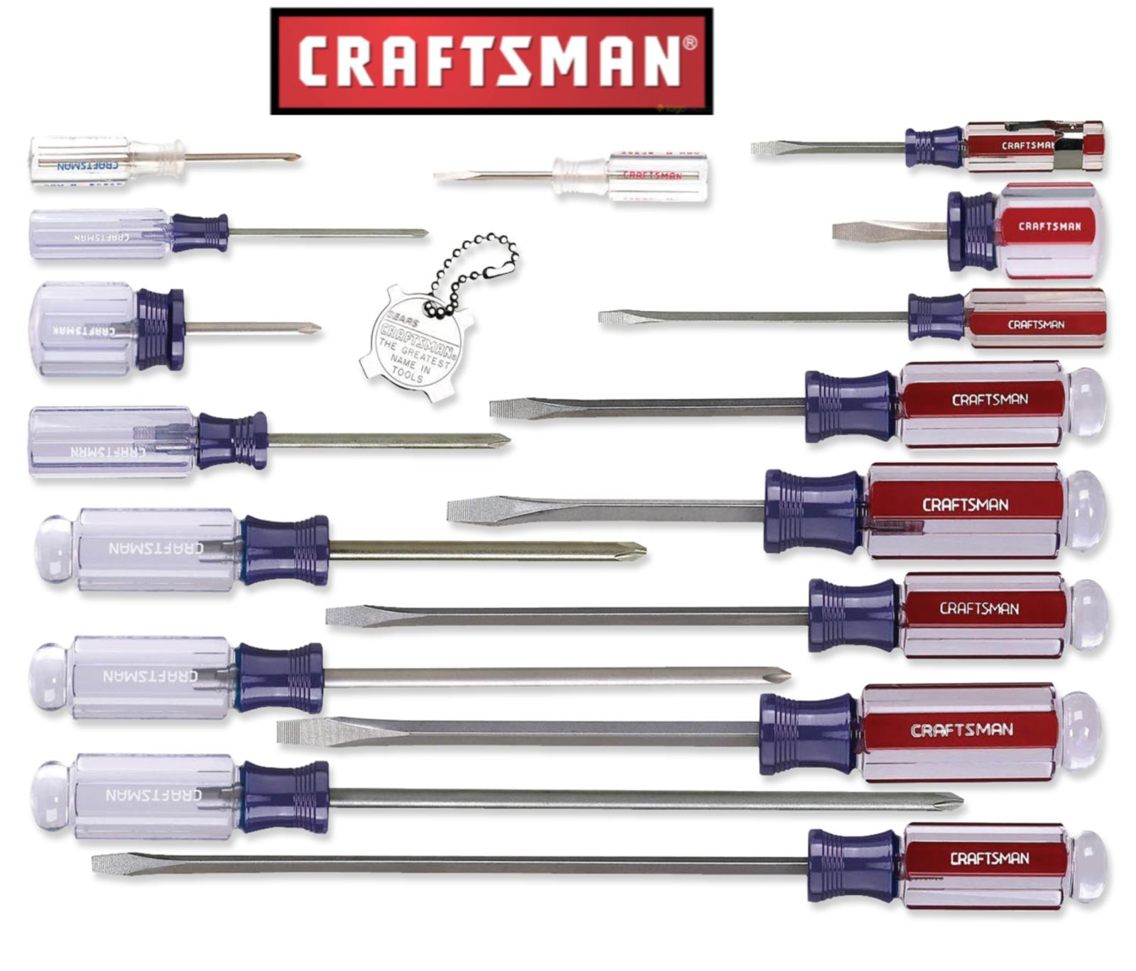 NEW Craftsman Screwdriver Phillips or Slotted/Flat Choose Size Fast Shipping