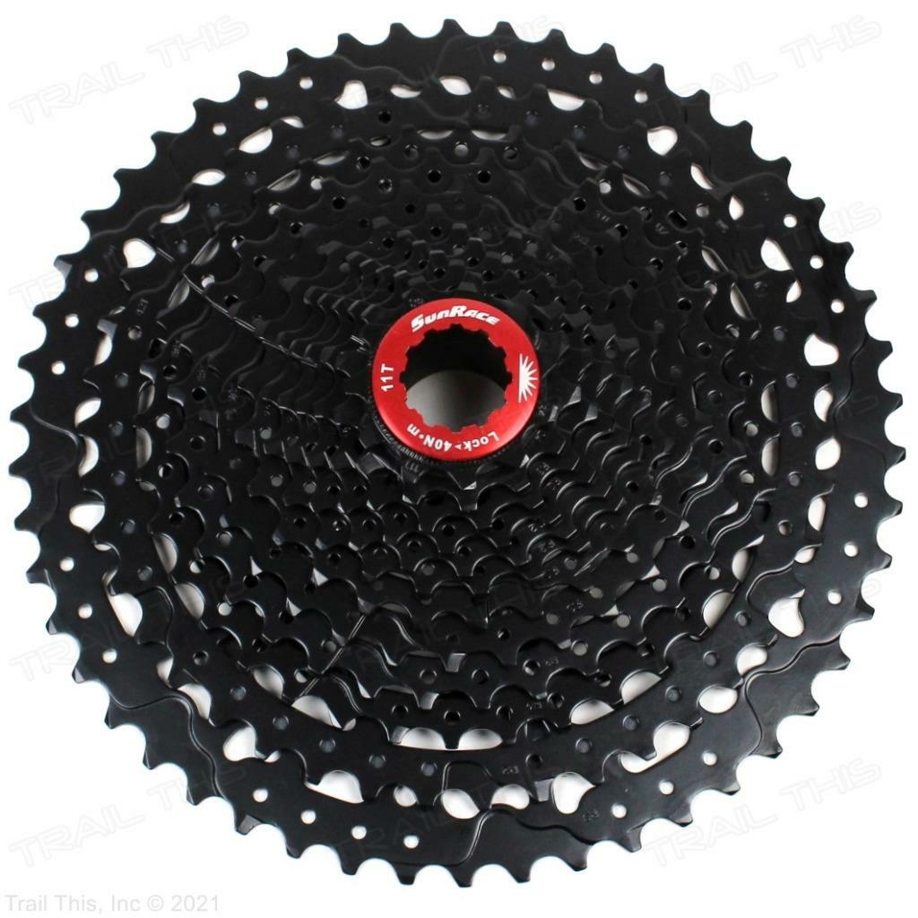 SunRace CSMZ80 12-Speed 11-50T MTB Bike Cassette 11-50 Black fits SRAM Shimano