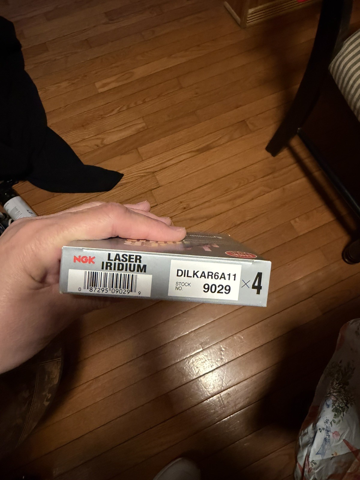 Set of 4 Genuine NGK 9029 DILKAR6A11 Spark Plug Laser Iridium